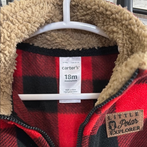 ❤️ PICK 4/$20 Red and Black Kids Vest size 18M - Picture 2 of 4